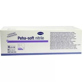PEHA-SOFT nitrilo Unt.Handsch.unste.puderfrei XL, 90 unid