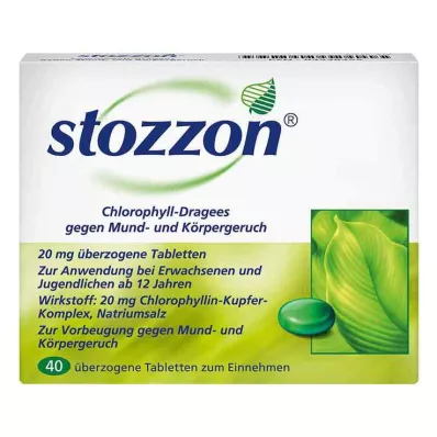 STOZZON Comprimidos revestidos de clorofila, 40 unidades STOZZON Comprimidos revestidos de clorofila, 40 unidades