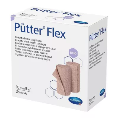 PÜTTER Ligadura Flex Duo 10 cmx5 m, 2 pcs PÜTTER Ligadura Flex Duo 10 cmx5 m, 2 pcs
