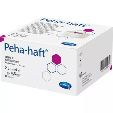 PEHA-HAFT Ligadura de fixação sem látex 2,5 cmx4 m, 8 pcs