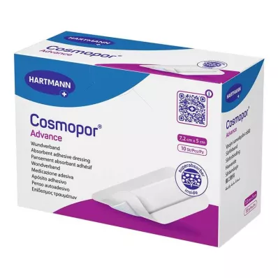 COSMOPOR Penso para feridas Advance 5x7,2 cm, 10 unidades COSMOPOR Penso para feridas Advance 5x7,2 cm, 10 unidades