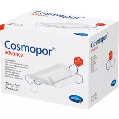 COSMOPOR Penso para feridas Advance 5x7,2 cm, 25 unidades