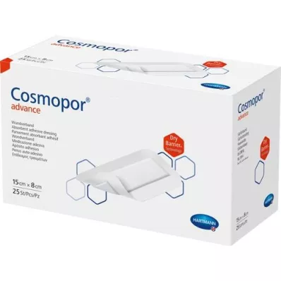 COSMOPOR Pensos para feridas Advance 8x15 cm, 25 unidades