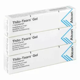 THILO TEARS Gel para os olhos, 3X10 g