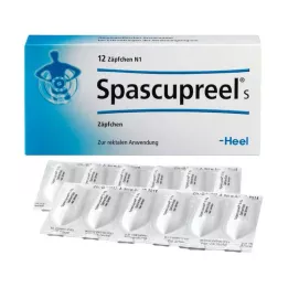 SPASCUPREEL S Supositórios, 12 unid
