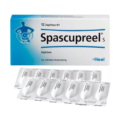 SPASCUPREEL S Supositórios, 12 unid