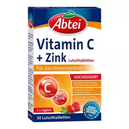 ABTEI Pastilhas de vitamina C e zinco, 30 unid