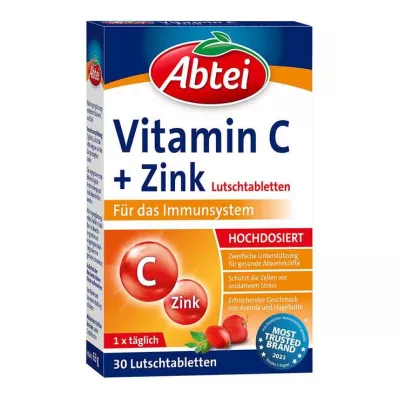 ABTEI Pastilhas de vitamina C e zinco, 30 unid ABTEI Pastilhas de vitamina C e zinco, 30 unid