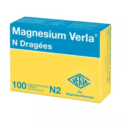 MAGNESIUM VERLA N Comprimidos revestidos, 100 unid