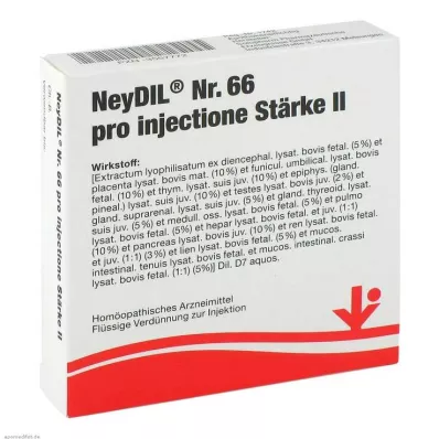 NEYDIL N.º 66 pro injectione St.2 ampolas, 5X2 ml NEYDIL N.º 66 pro injectione St.2 ampolas, 5X2 ml