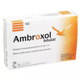 AMBROXOL Solução para inalação para um nebulizador, 50X2 ml