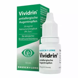 VIVIDRIN colírio antialérgico, 10 ml