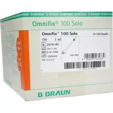 OMNIFIX Insulinspr.1 ml f.U100, 100 unid