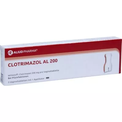 CLOTRIMAZOL AL 200 comprimidos vaginais, 3 unid