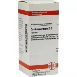 CARDIOSPERMUM D 6 Comprimidos, 80 Cápsulas