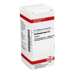 CARDIOSPERMUM D 6 Comprimidos, 80 Cápsulas
