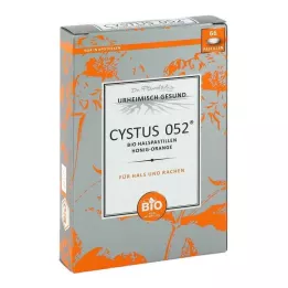 CYSTUS 052 Pastilhas para a garganta biológicas mel de laranja, 66 unid