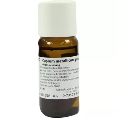 CUPRUM METALLICUM praep.0,4% linimento oleoso, 40 g