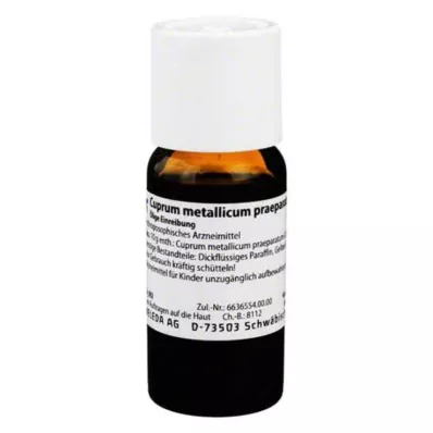 CUPRUM METALLICUM praep.0,4% linimento oleoso, 40 g CUPRUM METALLICUM praep.0,4% linimento oleoso, 40 g