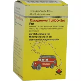THIOGAMMA Turbo Set Frascos de injeção Pure, 50 ml
