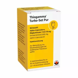 THIOGAMMA Turbo Set Frascos de injeção Pure, 50 ml