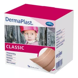 DERMAPLAST CLASSIC Gesso para feridas 8 cmx5 m, 1 pc