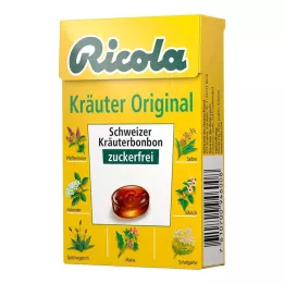 RICOLA o.Z.Box rebuçados de ervas, 50 g
