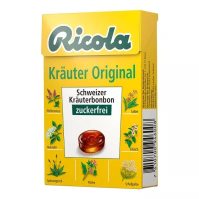 RICOLA o.Z.Box rebuçados de ervas, 50 g