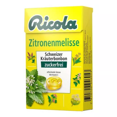 RICOLA rebuçados de bálsamo de limão o.Z.Box, 50 g RICOLA rebuçados de bálsamo de limão o.Z.Box, 50 g