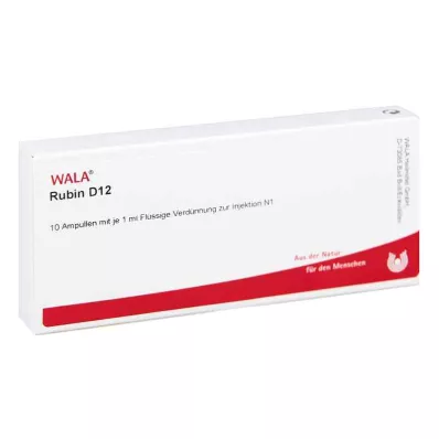 RUBIN D 12 ampolas, 10X1 ml