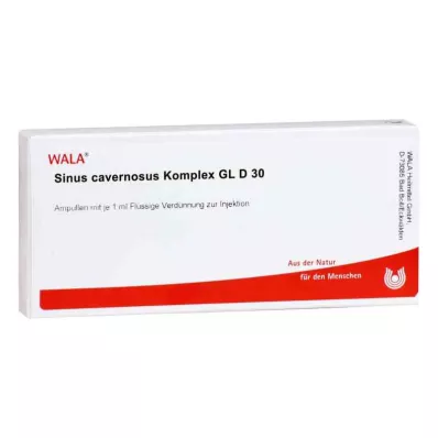 SINUS CAVERNOSUS Complexo GL D 30 ampolas, 10X1 ml SINUS CAVERNOSUS Complexo GL D 30 ampolas, 10X1 ml