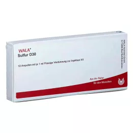 SULFUR D 30 ampolas, 10X1 ml