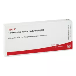 TARAXACUM E Rad.autumnale D 3 ampolas, 10X1 ml