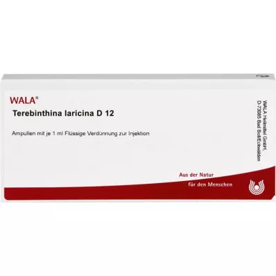 TEREBINTHINA LARICINA D 12 ampolas, 10X1 ml