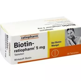BIOTIN-RATIOPHARM Comprimidos de 5 mg, 90 unid