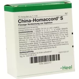 CHINA HOMACCORD S Ampolas, 10 unid