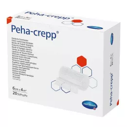 PEHA CREPP Ligadura de fixação 6 cmx4 m, 20 unidades