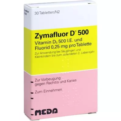ZYMAFLUOR D 500 Comprimidos, 30 Cápsulas