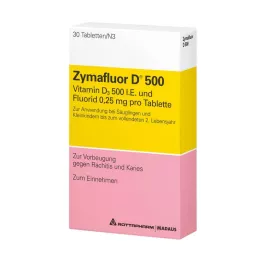 ZYMAFLUOR D 500 Comprimidos, 30 Cápsulas