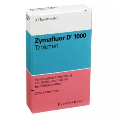 ZYMAFLUOR D 1.000 comprimidos, 90 cápsulas