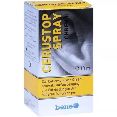 CERUSTOP Óleo de ouvido em spray, 10 ml