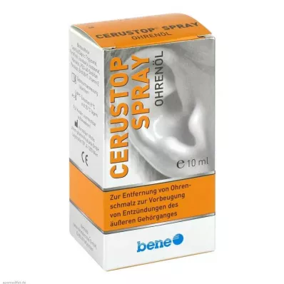 CERUSTOP Óleo de ouvido em spray, 10 ml CERUSTOP Óleo de ouvido em spray, 10 ml