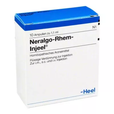NERALGO Ampolas de Injeel da Rhem, 10 unidades NERALGO Ampolas de Injeel da Rhem, 10 unidades