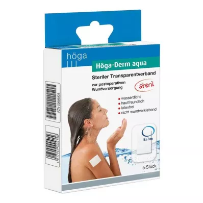 HÖGA-DERM ligadura transp.aqua ste.com.abertura.para.a.ferida.5x7 cm, 5 unid HÖGA-DERM ligadura transp.aqua ste.com.abertura.para.a.ferida.5x7 cm, 5 unid