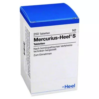 MERCURIUS HEEL Comprimidos S, 250 unidades