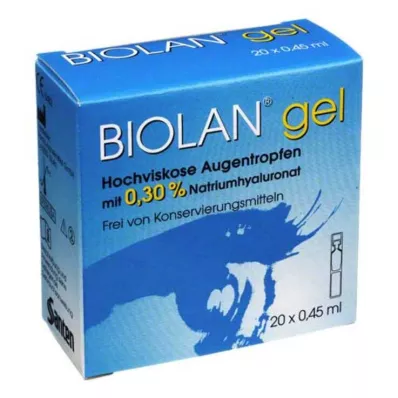 BIOLAN Colírio em gel, 20X0,45 ml BIOLAN Colírio em gel, 20X0,45 ml