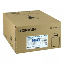 ISOTONE Solução salina 0,9% Braun Ecoflac Plus, 20X100 ml