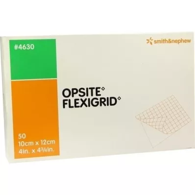 OPSITE Penso transparente Flexigrid para feridas 10x12 cm estéril, 50 unidades