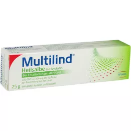 MULTILIND Pomada cicatrizante com nistatina e óxido de zinco, 25 g