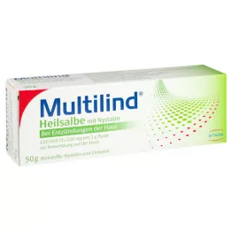MULTILIND Pomada cicatrizante com nistatina e óxido de zinco, 50 g